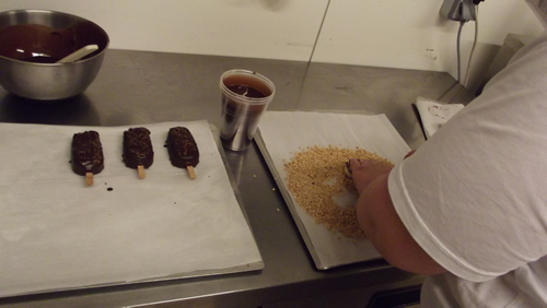 on met des noisettes